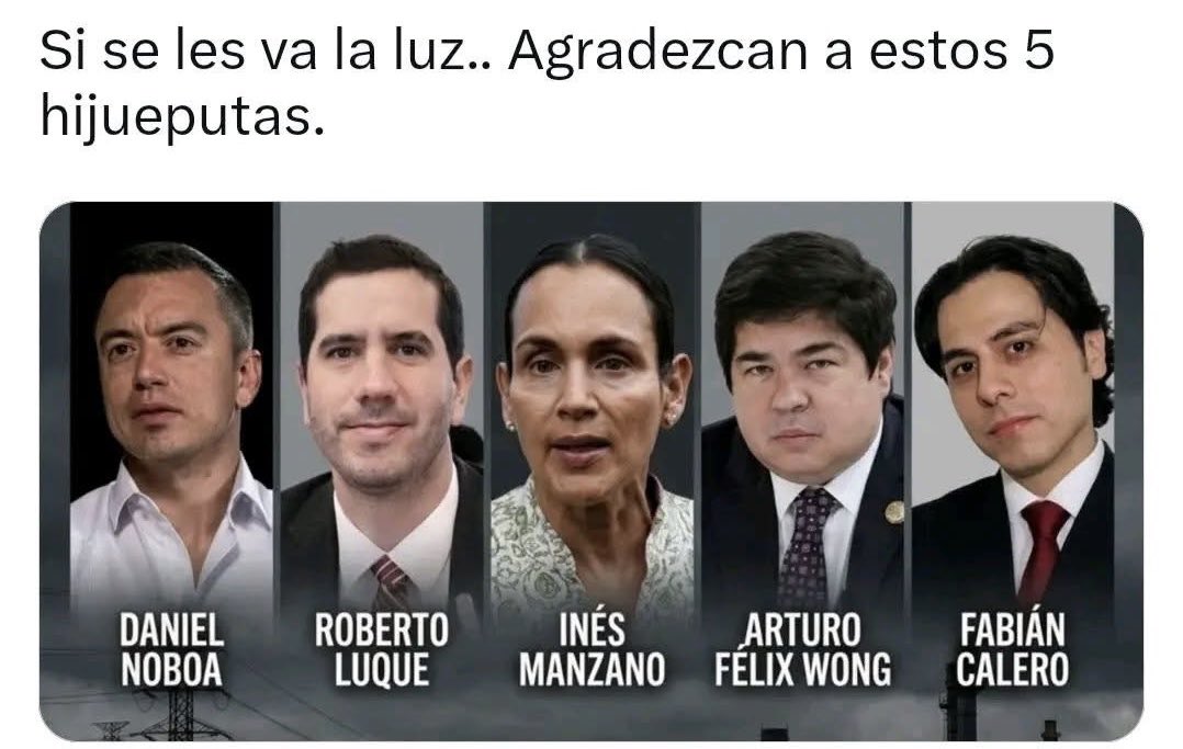 JimmyLpezCeli1's tweet photo. @anto_v25 @DanielNoboaOk Al parecer sigues viviendo en Londres y no conoces la realidad del 🇪🇨. Antes de pedir trenes rápidos, date una vuelta por Loja y las carreteras del sur lodo, abandono y vías destruidas. Y ya mismo te tocará salir a buscar velas. Mejor pregunta dónde quedó la plata de Progen etc?? https://t.co/8FwwPmkSSs