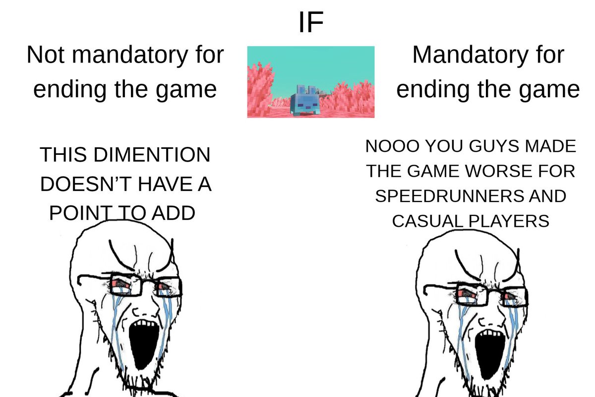 MinecraftMeme16's tweet photo. You guys can't be satisfied. https://t.co/rFsqxyLivZ