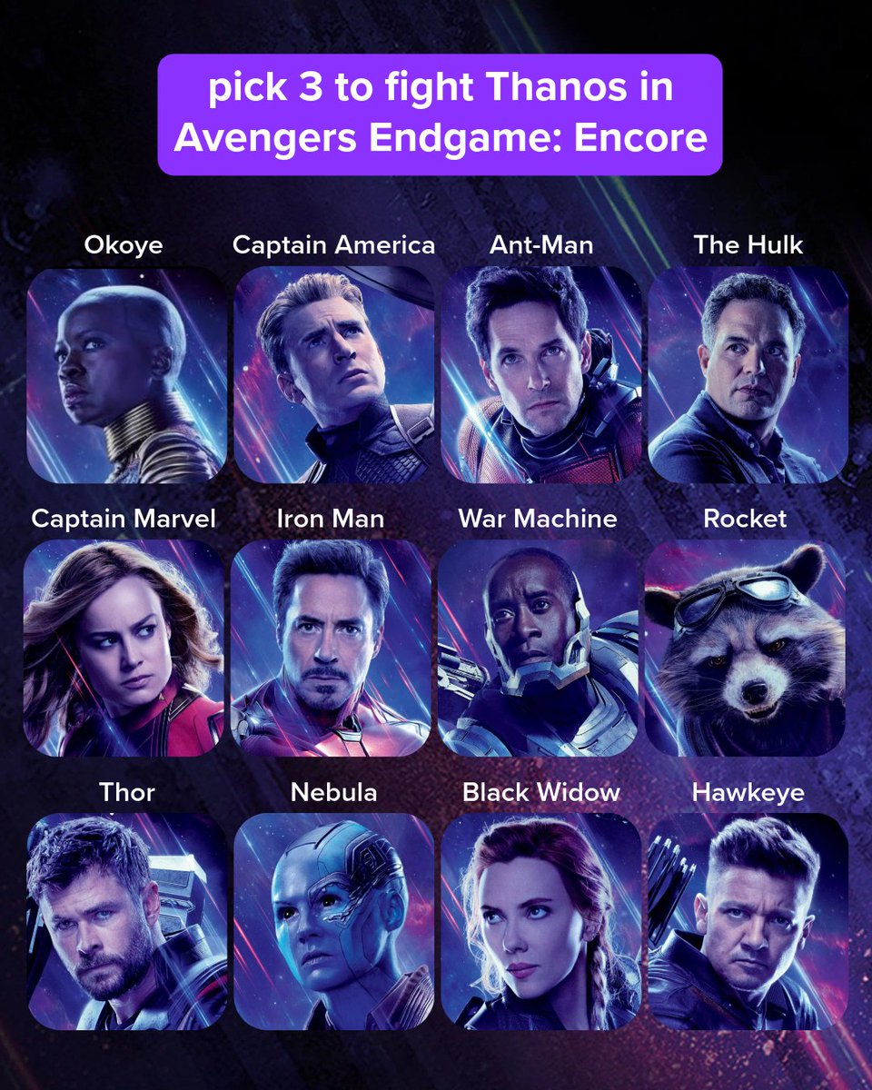 RegalMovies's tweet photo. Yes, Thanos will have all the Infinity Stones. Avengers Endgame: Encore is now showing at Regal in Infinity Vision. 

Get tickets: https://t.co/7wPDZAN4y8 https://t.co/uejG6BUHfU