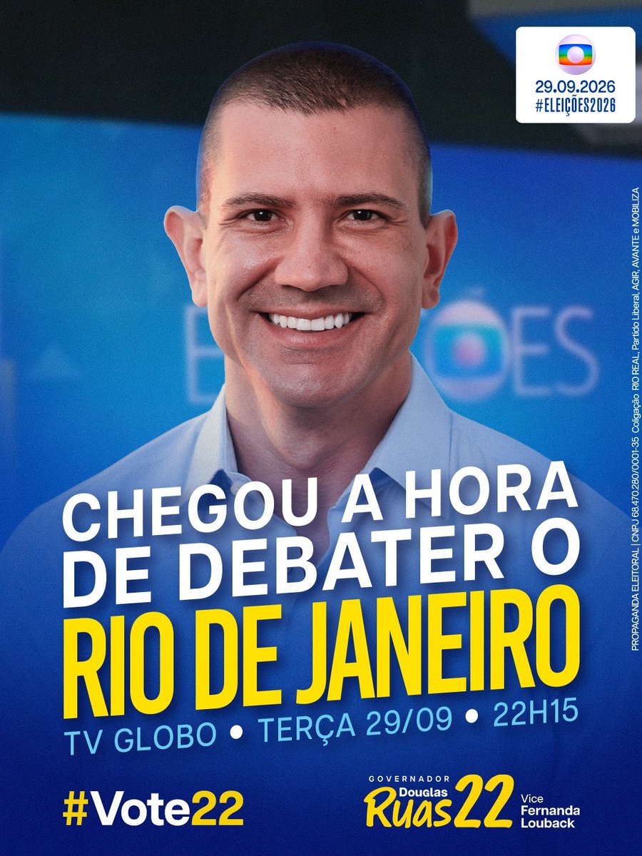 Rodrigo05590745's tweet photo. Será que o petista Eduardo Paes, vai fugir de mais um debate com o bolsonarista Douglas Ruas?

Dudu vai arregar? https://t.co/ufz1F1fzFc