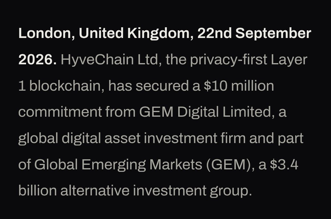 Tartanmadman's tweet photo. https://t.co/EuN4xsou8J

Congratulations to the team at @HyveBCOfficial #blockchain #Web3‌‌ 

Amazing news and look forward to the future 🎉 https://t.co/1iAsvj2fmJ