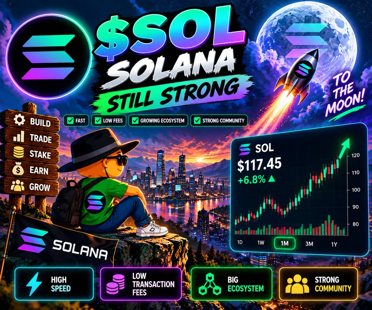 Universal_hdl's tweet photo. ⚡ $SOL 👀🔥

Solana is holding around $117 after a strong September recovery from below $100. 📈

The $120 area is becoming an important level to watch, while Solana’s ecosystem and institutional interest continue to grow. 🚀

#SOL #Solana #Crypto #Altcoins https://t.co/XVXjZUYtGn