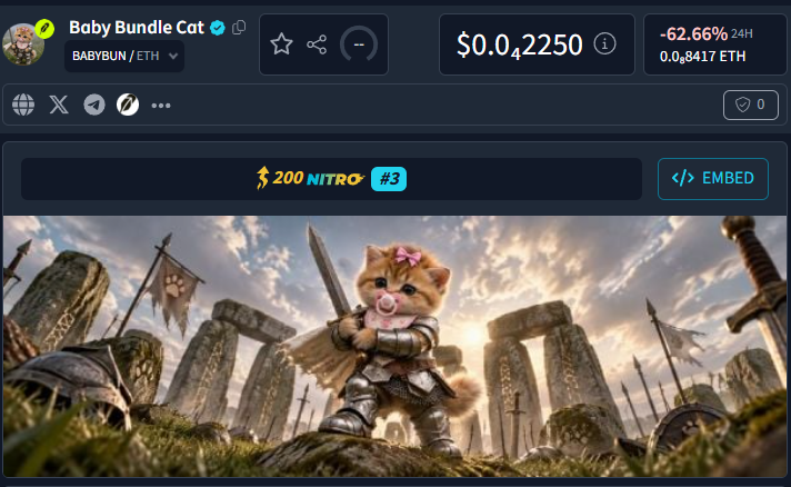 BabyBundleCat's tweet photo. Dextools is now paid and updated!

https://t.co/kl1VTxKfO0 https://t.co/j7A3fqMuFk