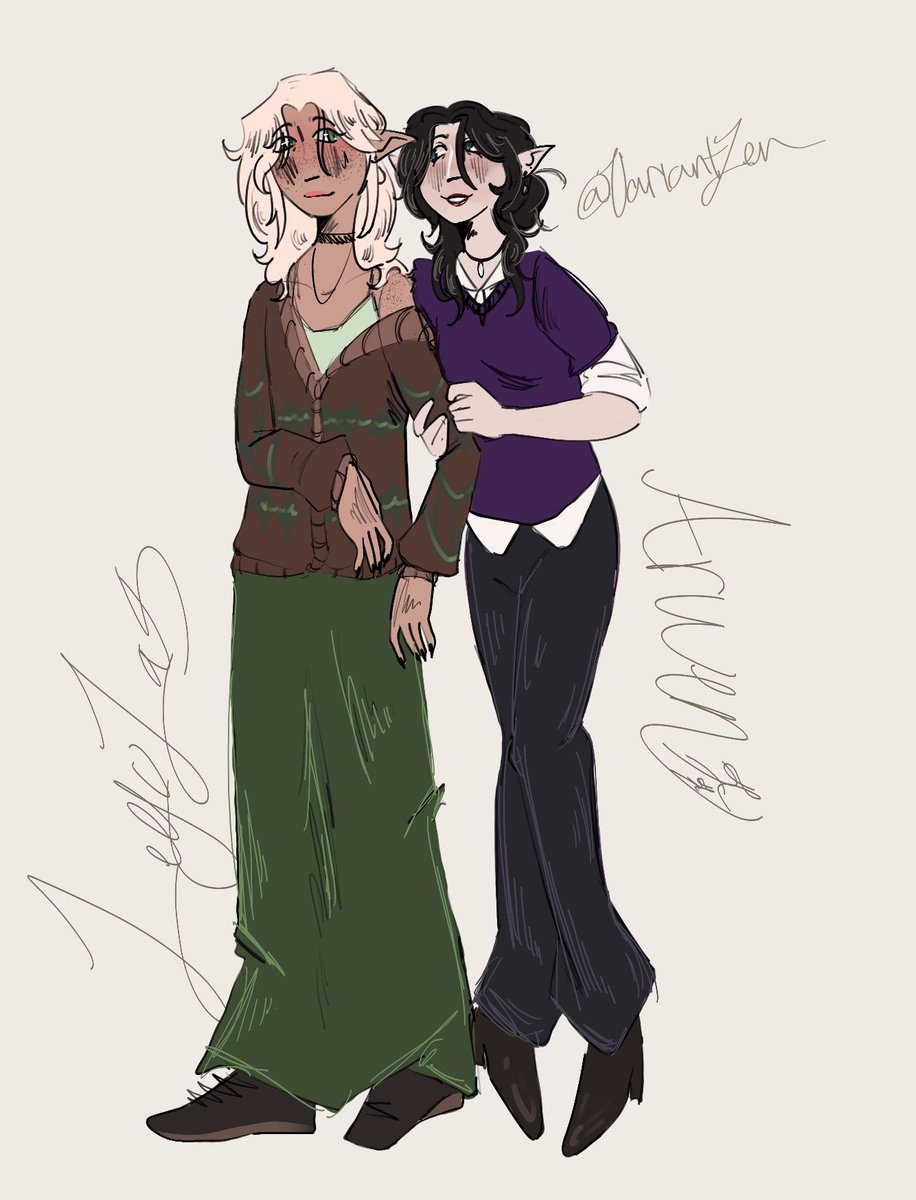 variantlen's tweet photo. i thought they looked cute in a college au #legolas #arwen https://t.co/EOCUY4QiHC