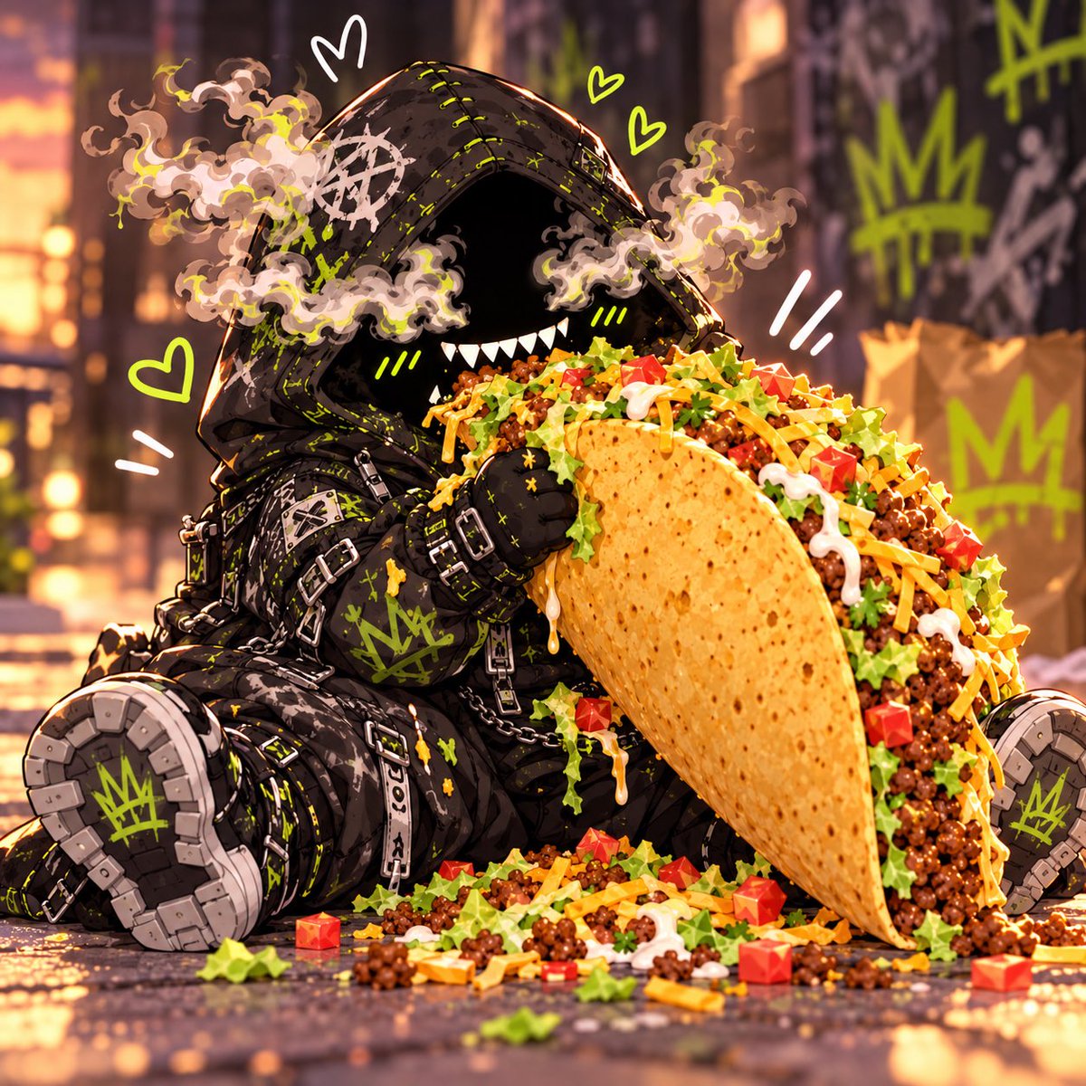 mspeachiefoxx's tweet photo. @ScrawltheSmoke One giant taco for Scrawl! 
Thank you for your business! 
🌮 https://t.co/VUdwSx651x