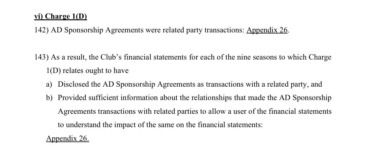 themagic_tophat's tweet photo. 🚨 BREAKING: Man City is state controlled

The Commission made a finding of fact that Etihad and other Abu Dhabi state-owned companies WERE RELATED PARTIES

The only way that works is if Man City is also state controlled

As such, it has unfit and improper owners by default https://t.co/4PtMhFDHzn
