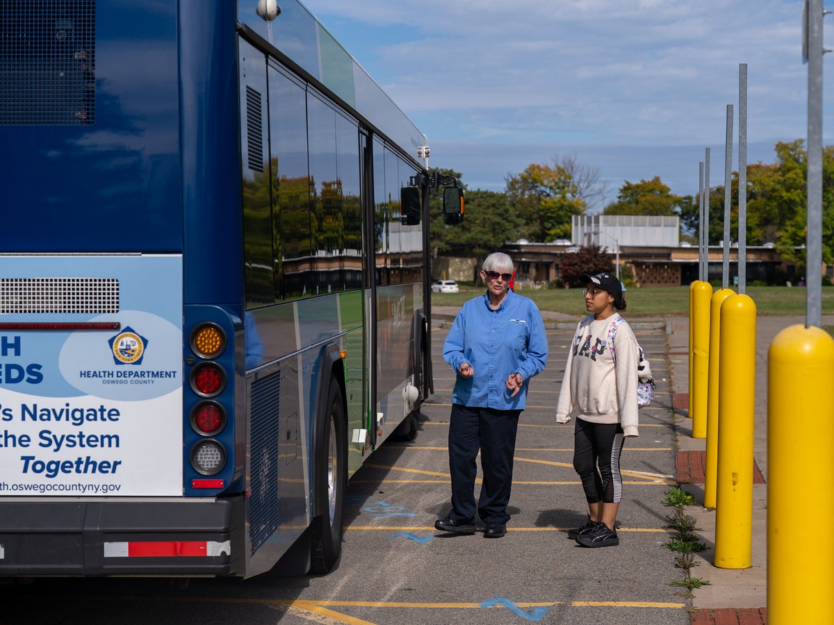 GoCentroBus's tweet photo. Yesterday, Centro attended the Buses, Bikes & Good Vibes event for @sunyoswego students! 🚍🚲

Participants learned how to navigate the local bus system, plan their trips and ride Centro safely. They also learned about bike safety, including road and bike lane rules, proper hand signals, and even put their skills to the test in a bike safety obstacle course!

Thank you, SUNY Oswego, for having us! We’re always happy to help students build the confidence and knowledge they need to safely navigate their community. 💚💛

#GoCentroBus #sunyoswego