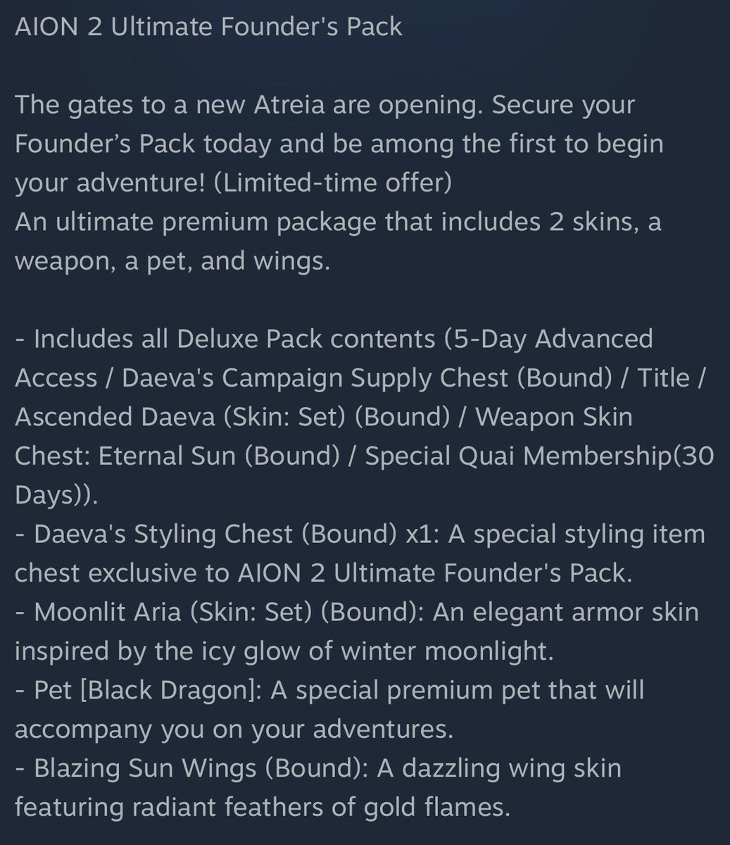sonii's tweet photo. ⚔️MASSIVE GIVEAWAY⚔️

🛑GET IN FAST🛑

ANNOUNCING WINNERS @ 5PM PST.

@AION2Official 

ULTIMATE FOUNDER’S PACKS x 3

LIKE, RT, FOLLOW, &amp; COMMENT ELYOS OR ASMODIAN ⚔️🔥⚔️🔥

EARLY ACCESS LAUNCH IS TOMORROW.

LETS GOOOO😤👊🏼👊🏼 https://t.co/nNia3gvxt8