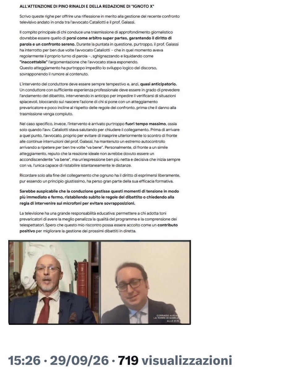 stefaniareale5's tweet photo. @Prof_FMGalassi Tutto per lei @Prof_FMGalassi di sto caxxo. Spero che non venga più invitato in nessuna trasmissione televisiva. Si faccia assumere da santa Cattaneo, dopo così tanto “lecchinaggio” non potrà farne a meno 👅 https://t.co/4zXtQMYcqO