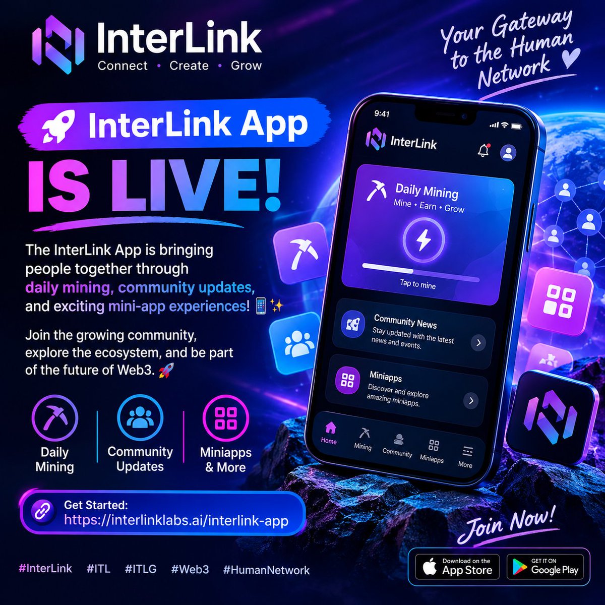 mahdi_abba72519's tweet photo. Creators and Community Together 🎥
InterLink Livestream is bringing a new concept to the community by connecting streaming, real-time interaction, and creator support.
Let's stay connected and follow the official updates! 💙🚀
#InterLink #ITL #Livestream https://t.co/k1ztfhkqBT
