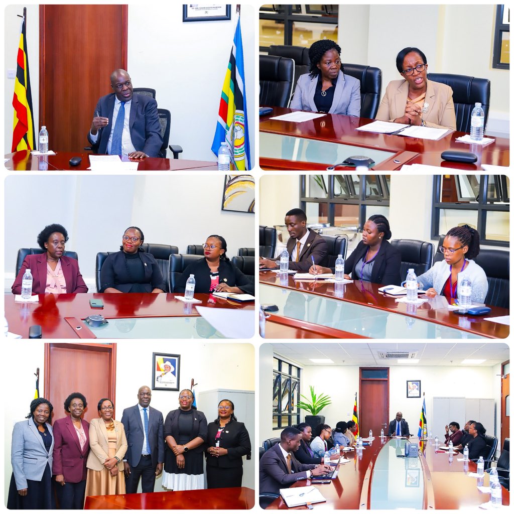 JudiciaryUG's tweet photo. The Deputy Chief Justice, Justice Moses Kazibwe Kawumi, has pledged financial and institutional support to the International Association of Women Judges – Uganda Chapter (IAWJ-UC) to strengthen its initiatives aimed at bringing justice closer to marginalised communities and addressing Sexual and Gender-Based Violence (SGBV).

Justice Kazibwe made the commitment earlier today when he met a delegation from IAWJ-UC, led by Justice Olive Kazaarwe Mukwaya, at the Deputy Chief Justice’s Boardroom at the Court of Appeal Building in Kampala.

The Deputy Chief Justice commended the Association’s progress since its recent launch and emphasised that the fight against SGBV must extend beyond the courtroom into communities.

He encouraged the Association to strengthen its grassroots engagement and suggested partnerships with female Members of Parliament to amplify SGBV prevention and awareness initiatives across their respective regions.

“The Judiciary’s mandate is aligned with these interventions, and we are committed to providing the necessary financial support to see them succeed,” Justice Kazibwe said.

He also pledged to formally subscribe to the Association.

*A 1,000-Day Vision for Justice*

At the centre of the briefing was the Association’s flagship campaign, “Reaching 1,000 Families in 1,000 Communities in 1,000 Days.”

Justice Mukwaya reported that 127 Judicial Officers have already subscribed to the Uganda Chapter. She outlined several interventions targeting institutional reform, survivor empowerment and community engagement.

These include establishing a permanent secretariat at Nakawa Court to house the IAWJ-UC Chronicles, supported by the Judiciary’s provision of sitting space; equipping 1,000 SGBV survivors with vocational skills; and integrating 1,000 affected families into the commercial value chain of the “Uganda Pancake” for local consumption and export.

The Association also plans to strengthen legal capacity through the development of a Land Justice Bench Book and a Court User Manual for Vulnerable Litigants, as well as roll out gender-responsive adjudication training for Judicial Officers and provide pro bono moot mentorship for law students.

Under its community-based interventions, IAWJ-UC plans to take Alternative Dispute Resolution (ADR) to schools through “Rotary Peace Clubs of Justice,” where students will be equipped with basic case-management and peaceful conflict-resolution skills.

Looking ahead, the Association plans to host the first National SGBV Baraza at Kasangati Court as a platform to launch its seven priority intervention areas. It also plans to produce and distribute a National Anti-SGBV Film aimed at empowering communities to break the cycle of violence.

The delegation further sought the Deputy Chief Justice’s administrative guidance on decentralising the Association’s work plan to strengthen its reach in rural communities.

They also advocated for the formal inclusion of judicial wellness programmes on the Judiciary’s official calendar, in recognition of the demands faced by Judicial Officers handling heavy dockets involving sensitive and trauma-intensive cases.

In attendance were Justice Eva Luswata of the Court of Appeal, HW Dorothy Ssempala Lwanga, HW Ayebare Daphine and HW Sumaya Kasule.

Also present were HW Faisal Mulalira Umar, Private Legal Secretary to the Deputy Chief Justice, and HW Mwanja Brian, Personal Assistant to the Deputy Chief Justice