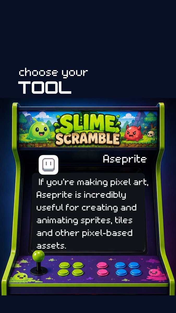 SisBroGames's tweet photo. 5 Tools I Wish I Knew Before Making My First Game 🎮
1. GitHub 2. Trello
3. Aseprite
4. Audacity
5. PureRef
The biggest lesson?
Your first game doesn’t have to be perfect.
But having the right tools can save you hours of unnecessary frustration.#sologamedev #indiegame https://t.co/5qL84sBJBn