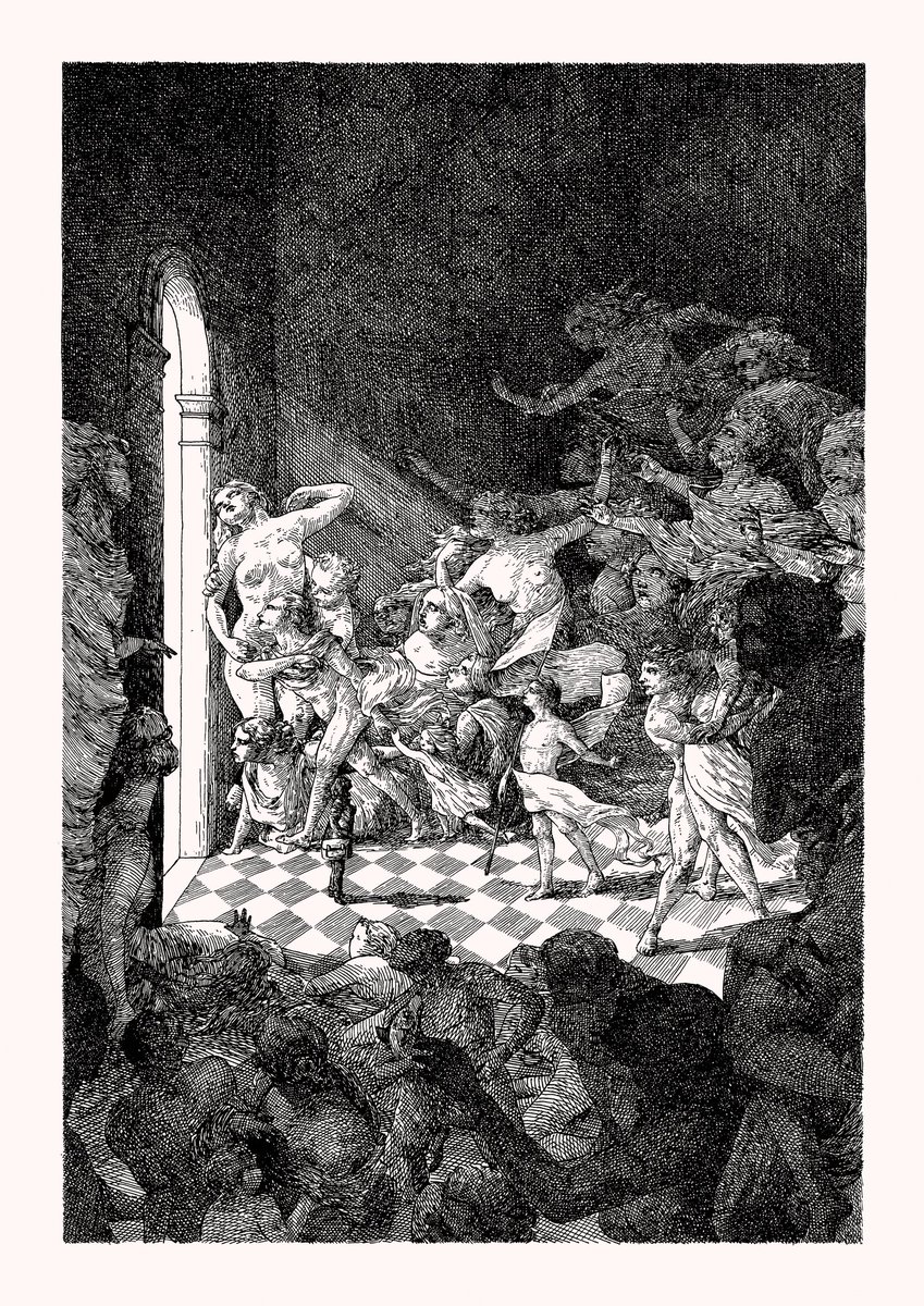 piranesiblues's tweet photo. So i found 6 of the 7 piranesi illustrations from the broken binding edition. Art by alice cao !! (@/alicecaoillustration on instagram

I couldn't find the one of the first vestibule with the minotaurs. If anyone has it PLEASE SHARE IT WITH ME I NEED IT https://t.co/Zbk00fz5bn
