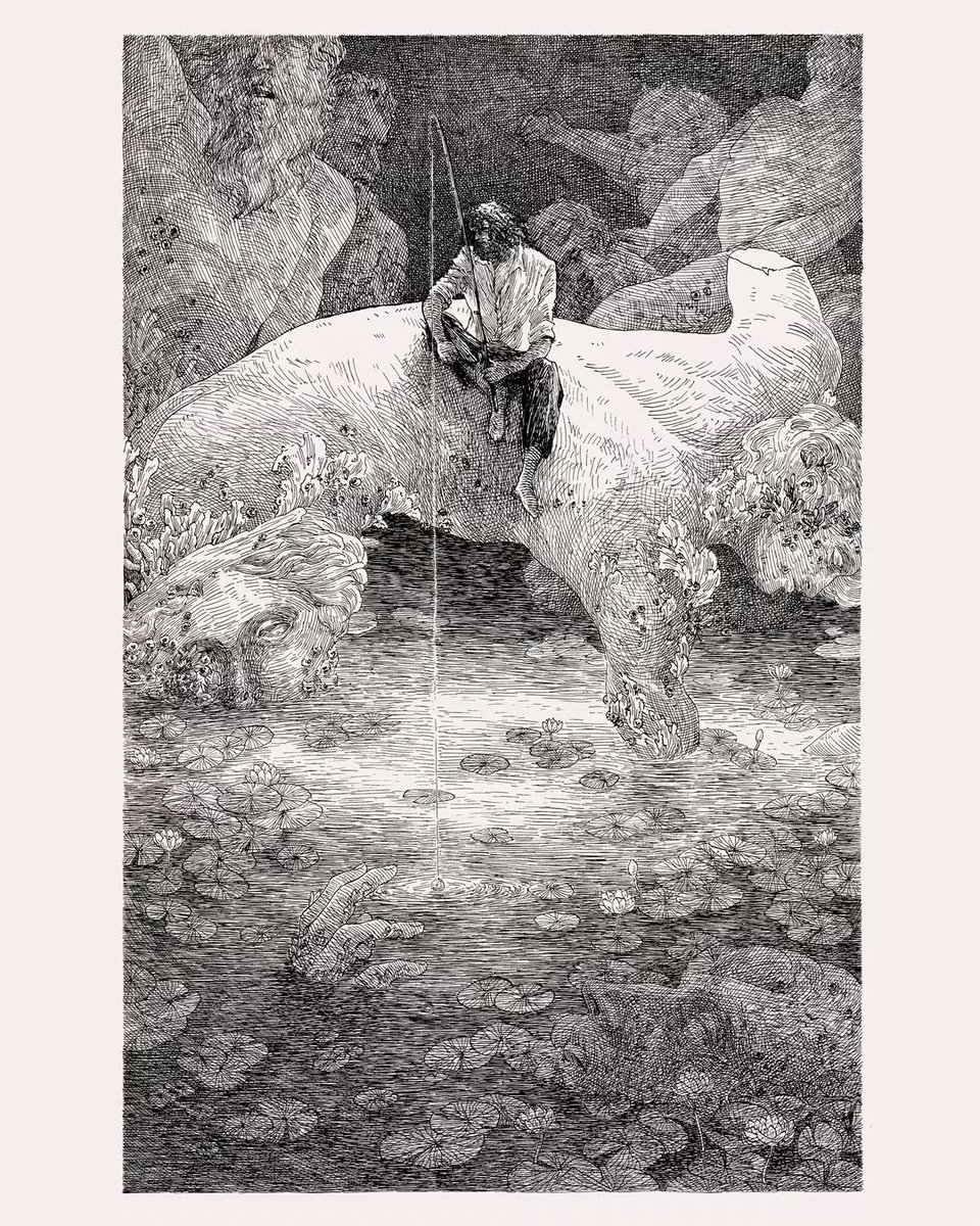 piranesiblues's tweet photo. So i found 6 of the 7 piranesi illustrations from the broken binding edition. Art by alice cao !! (@/alicecaoillustration on instagram

I couldn't find the one of the first vestibule with the minotaurs. If anyone has it PLEASE SHARE IT WITH ME I NEED IT https://t.co/Zbk00fz5bn