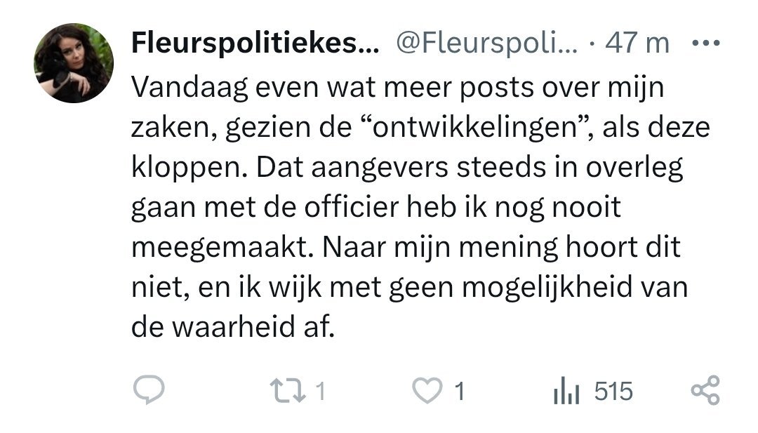 chrisklomp's tweet photo. Beste @Fleurspolitiek, het klopt volledig dat je dit nog nooit mee hebt gemaakt. Geen enkele aangifte van jou heeft het namelijk gehaald, dus je bent ook nooit slachtoffer geweest. Maar je kunt toch Googlen? https://t.co/v3Jb2hTAHt