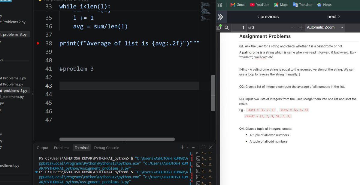 codeak07's tweet photo. Day 31 🚀
Today I learned about the JavaScript <script> tag and how it controls JavaScript in a webpage.
Also practiced Python questions using strings, lists, tuples & dictionaries. 🐍💻
Learn, practice, and implement
#JavaScript #Python #CodingJourney #100DaysOfCode #CodeAK https://t.co/Gq7iJM3M1s