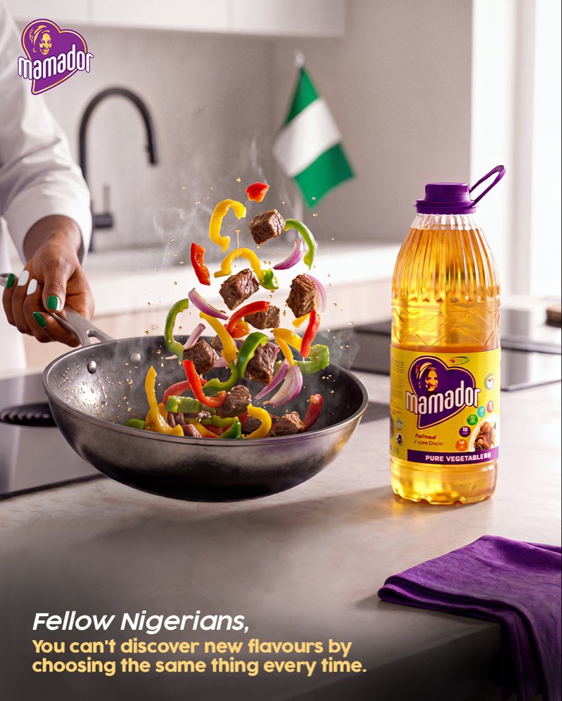 MamadorNg's tweet photo. You never know what’s possible until you’re willing to look beyond the familiar. Here's to trying new things and discovering what comes next.
#GoodOilGoodFood #MamadorCookingOil https://t.co/y4FCqQIdeN