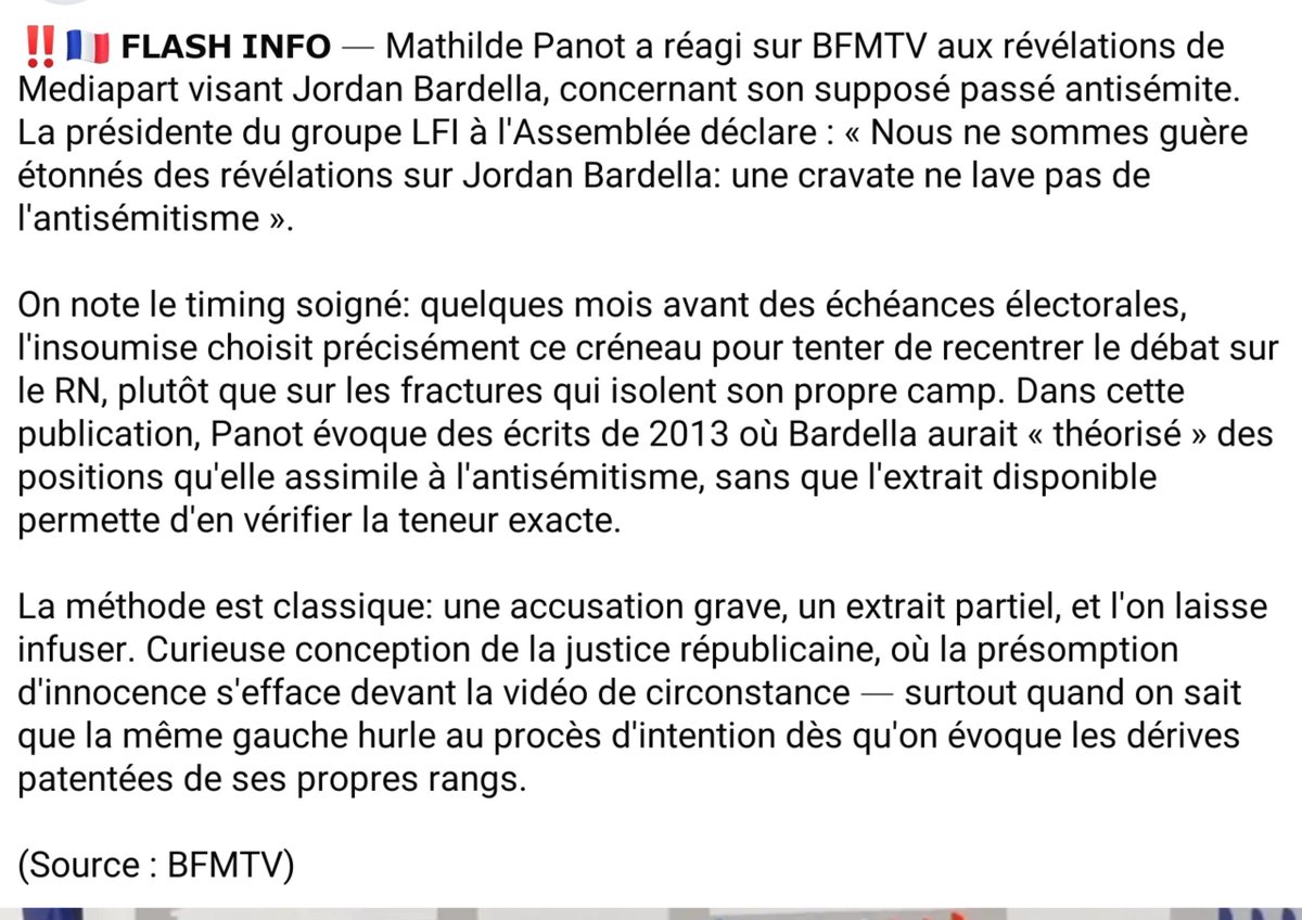 louloudemamina's tweet photo. Moi, ce qui me fait bien rire, quoique 😁, ce sont toutes ces attaques gauchistes contre le RN qui ne font que faire monter ce parti🤪🥳🥳🥳🥳🥳🥳🥳🥳🥳

-
Surtout ne pas tomber dans leur PANOT..... https://t.co/f7omV5TNEd