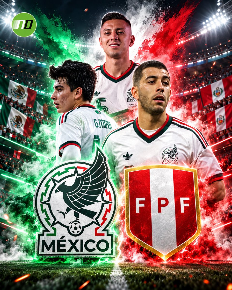 nacion_dep's tweet photo. 2do partido amistoso

En punto de las 8:30pm @miseleccionmx se mediará a la selección Peruana de fútbol 
🇲🇽⚽️🇵🇪
#miseleccion #miseleccionmx #partidoamistoso #fechafifa https://t.co/A9tZYxdriS