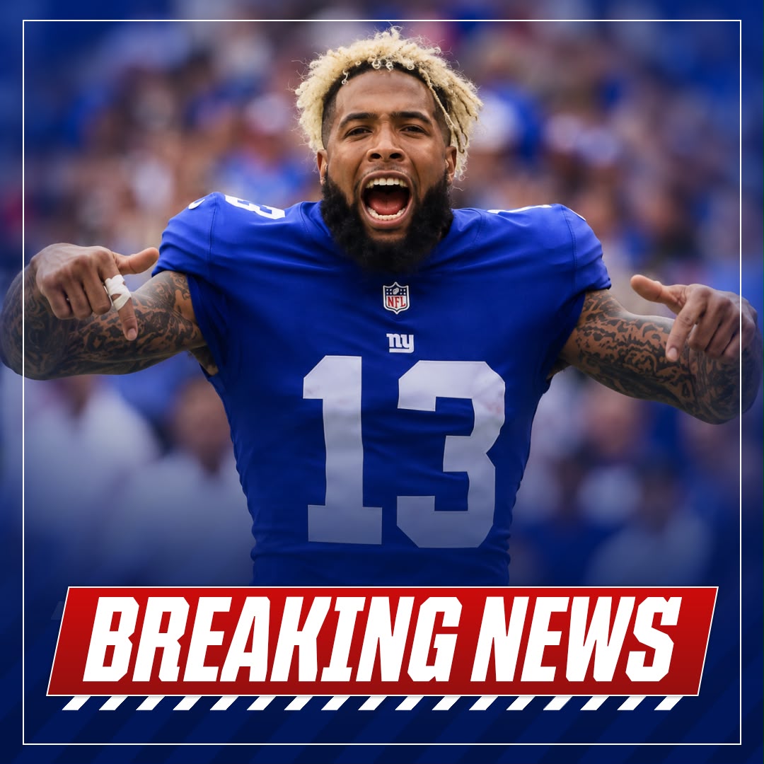 MySportsUpdate's tweet photo. Breaking: The #Giants are releasing WR Odell Beckham Jr., per @Schultz_Report.

OBJ had 0 catches for 0 yards on 1 target in three games in his return to the Giants. https://t.co/QOs4D9B5Jc