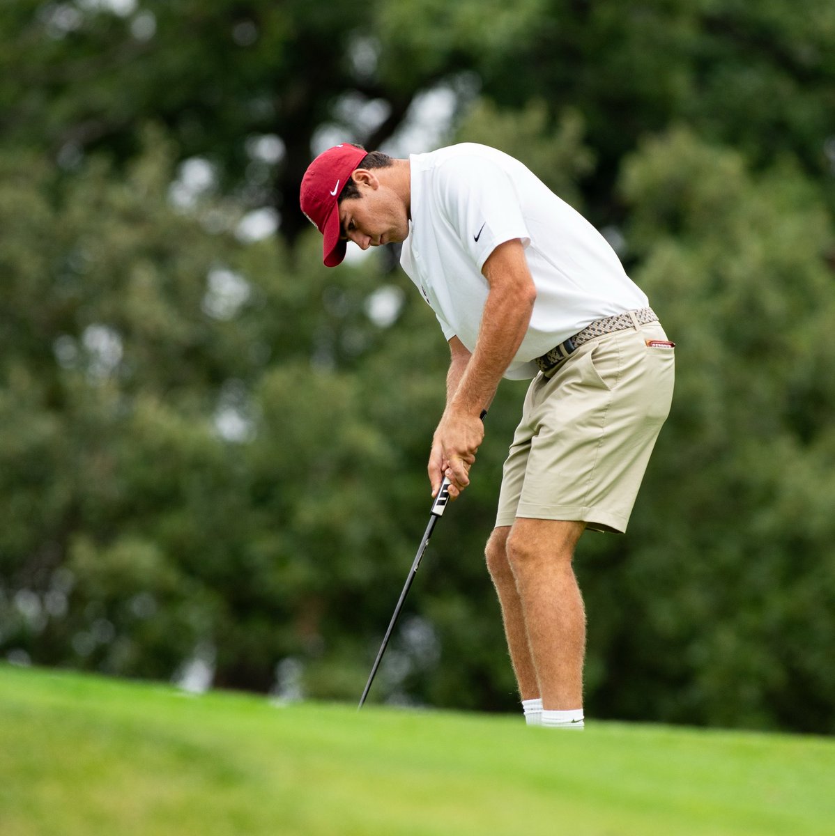 StanfordMGolf's tweet photo. Cooper is first into the turn as we approach the midway mark of the round. Still battling out there!

📊: https://t.co/kgLUABsCEx

#GoStanford https://t.co/38CYpJz4cg