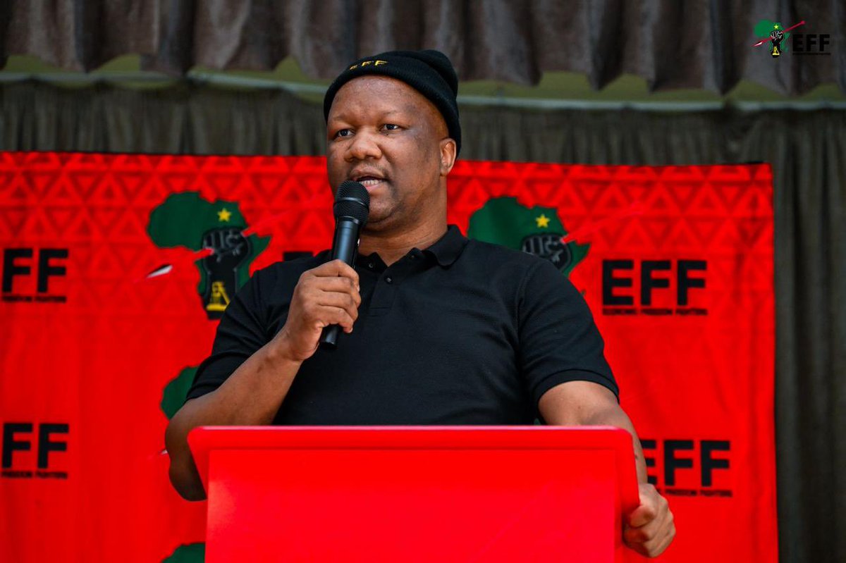 EFFSouthAfrica's tweet photo. The EFF Secretary General @DlaminiMarshall addressed the Mangaung Ground Forces Forum earlier today. 

Motho mothong, ward by ward, street by street, vote by vote. This is how power is taken.

Victory loves preparation! 

#VoteEFF2026
#VictoryOrDeath https://t.co/CFx1PZnRWR