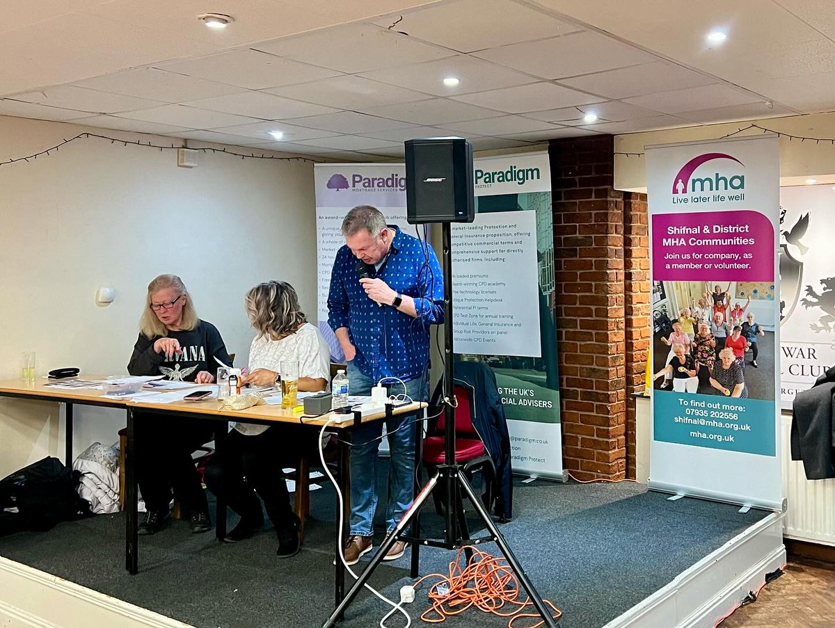 DoylePrangbi's tweet photo. Joined former Wolverhampton &amp; Bilston Athletic colleagues last night for a charity music quiz. With matched funding, we raised £1, 100 for Shifnal MHA. https://t.co/IXApF0QsM2