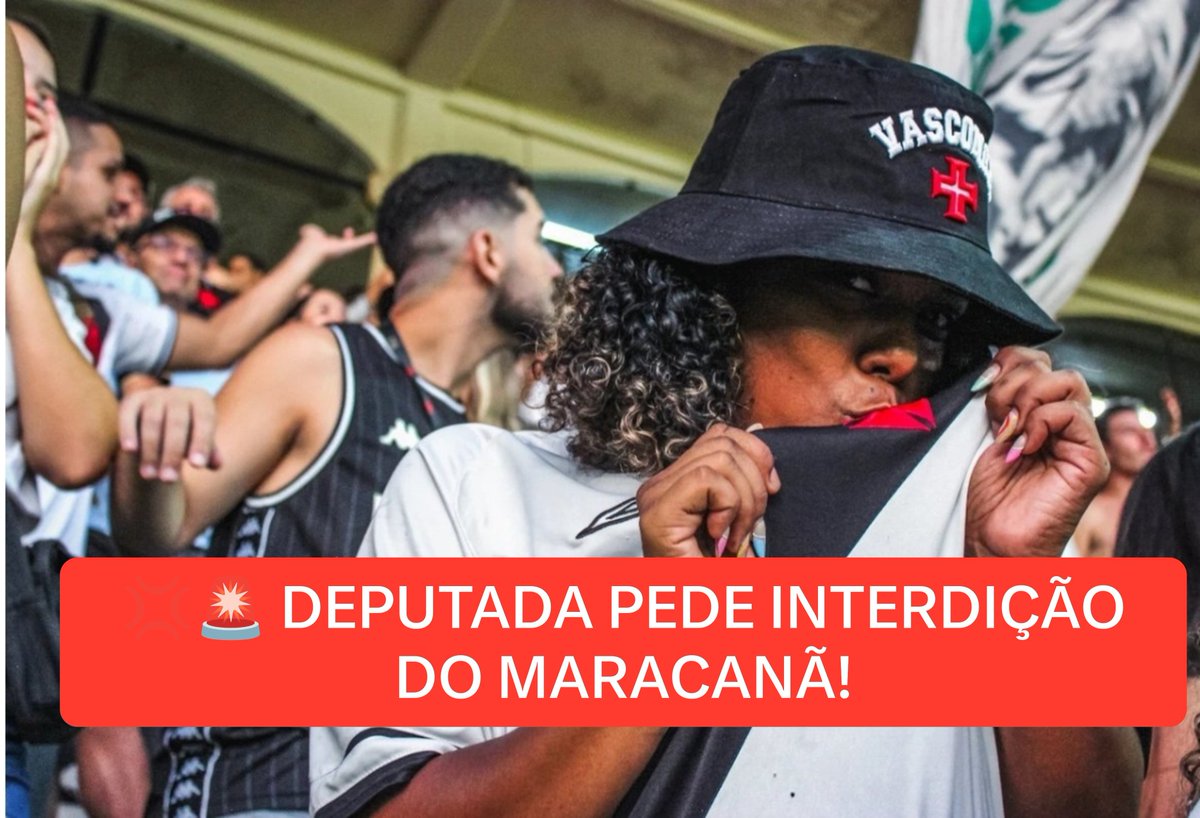 ONOSSOVASCO1's tweet photo. 💢🚨 DEPUTADA PEDE INTERDIÇÃO DO MARACANÃ!

A DEPUTADA DANI MONTEIRO BASEADA NA RESPOSTA DO MARACANÃ explica:

SE NÃO TEM CONDIÇÕES PARA UM NÃO TEM PARA NINGUÉM!

"Se existe um critério técnico, que ele seja público, transparente e aplicado igualmente a todos, inclusive aos times do consórcio. O que não pode existir é uma regra para cada clube. O Vasco não pode, mais uma vez, ser excluído." 

📰 Thiago Nascimento