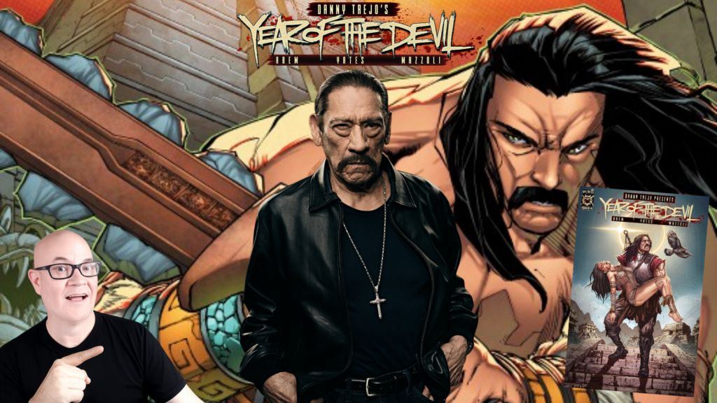 LRM_Exclusive's tweet photo. Danny Trejo Fights the Devil for 500 Years | YEAR OF THE DEVIL: The Comic Source #actioncomics #aztecmythology #backerkit #chrisyates #comicbooks #comics #creatorownedcomics #dannytrejo #dannytrejocomic #dannytrejocomics #dannytrejoyearofthedevil #diegoderojas #fourhorsemen #fourhorsemenoftheapocalypse #graphicnovel #grindhouse #horrorcomics #indiecomics #jacemilam #keitharem #pcbentertainment #sandiegocomiccon #sdcc2026 #supernaturalcomics #thecomicsource #yearofthedevil #yearofthedevilcomic https://t.co/Nsw7qmYDyV