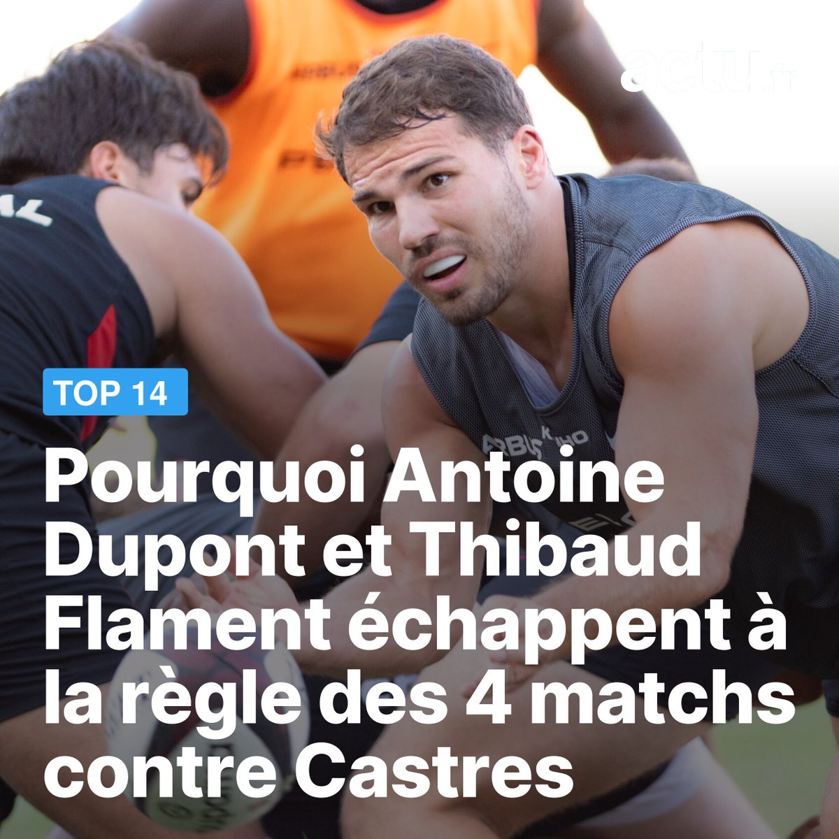 acturugby's tweet photo. 🏉 Explications 🤨▶️ https://t.co/r11OKmlkOH

#Top14 #rugby #COST #StadeToulousain #Dupont par @ClementMazella https://t.co/aEdgZxq7UO