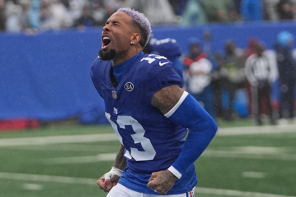 RapSheet's tweet photo. A few days after Odell Beckham Jr played just six snaps with 1 target and no catches, he and the #Giants move on. https://t.co/T17e7CKKjq