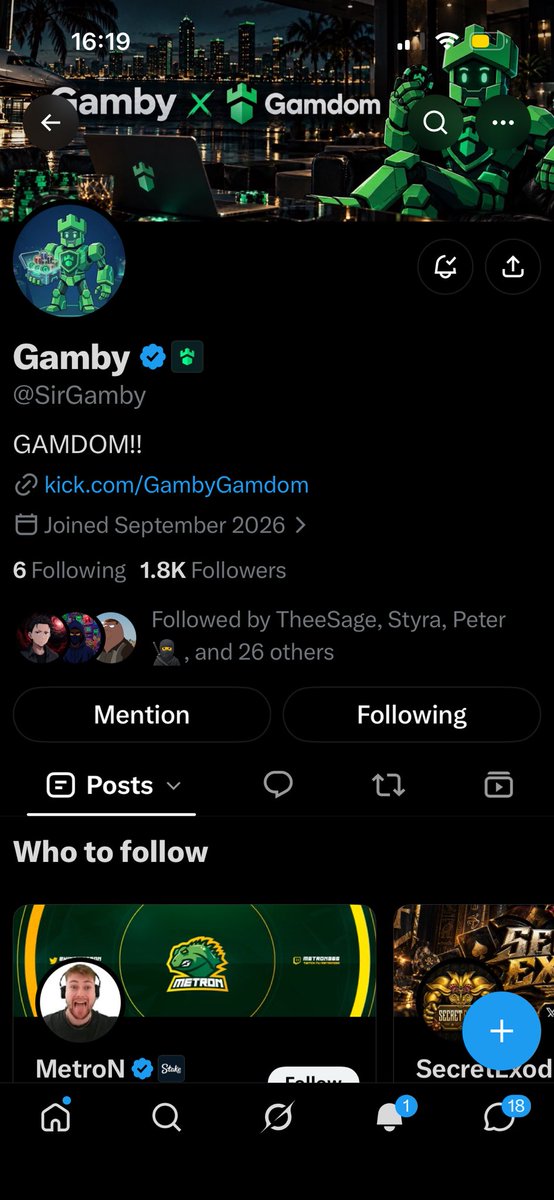 whereismoo22's tweet photo. @kingadukes @gamdom @SirGamby I’ve been following Gamby since 1.8k, I’m under code Steve on Gamdom, locked in on kick and I’m always early.. trying to work as hard as you adukeseyyy🫡💚 
@kingadukes @stevewilldoit 

🆔 Moooski https://t.co/Q5RJIkuSEk