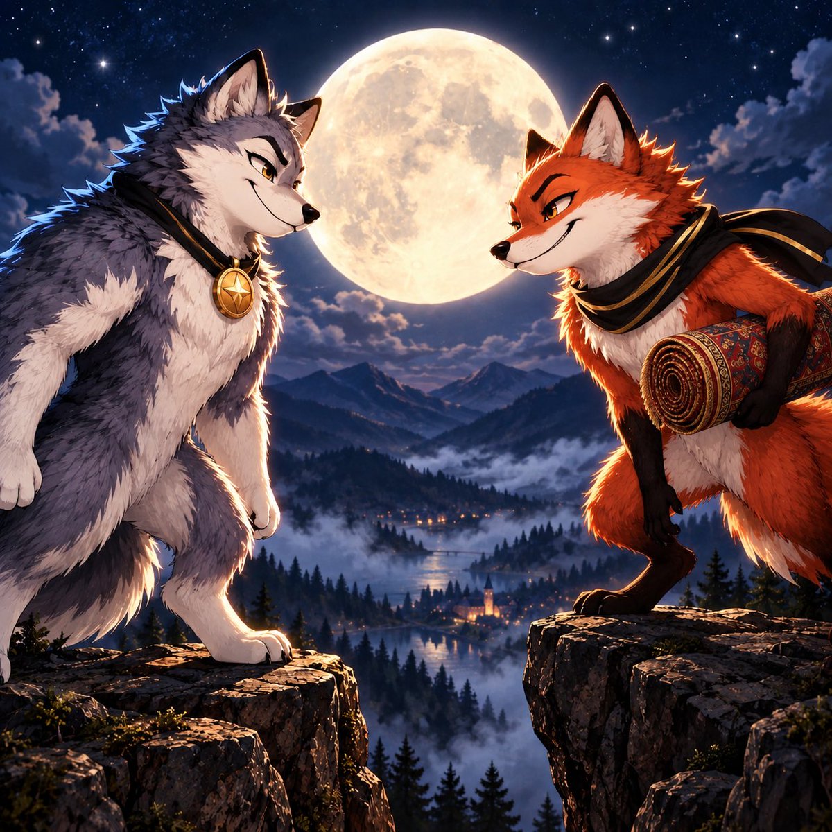 LupioWorld's tweet photo. The pack has spoken. (All 1 of you.) 🗳️
Lupio's official nemesis: 🦊 The Fox who rugs.
He smiles. He promises. He disappears.
Lupio is watching. 🐺🌕 https://t.co/A1Aqhdthl3