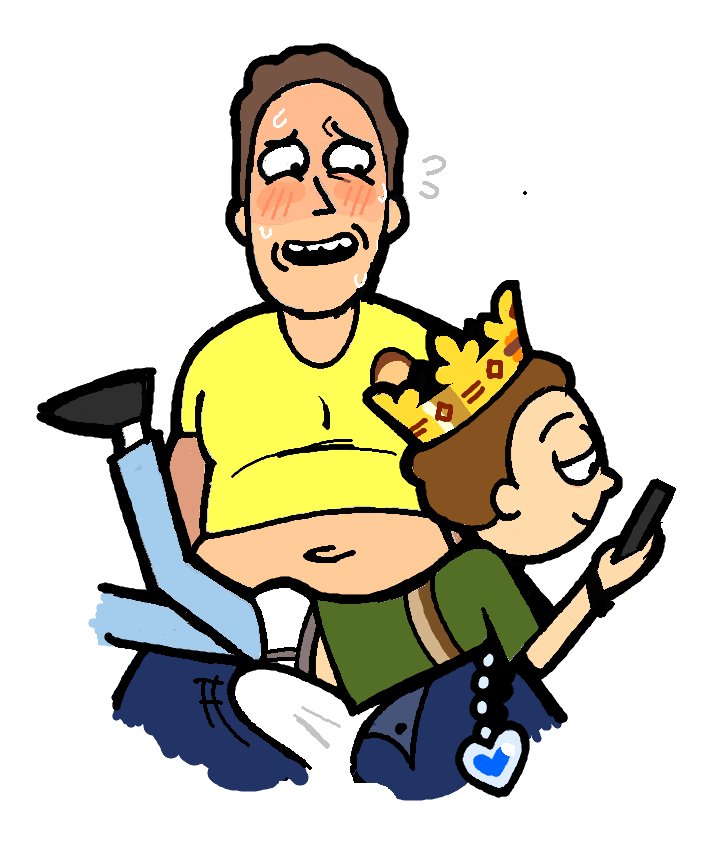 kizzzont's tweet photo. morty fan jerry x jerry fan morty (strawpage request)
 #rickandmorty #jerrorty #pocketmortys https://t.co/c5WYqOjEZC
