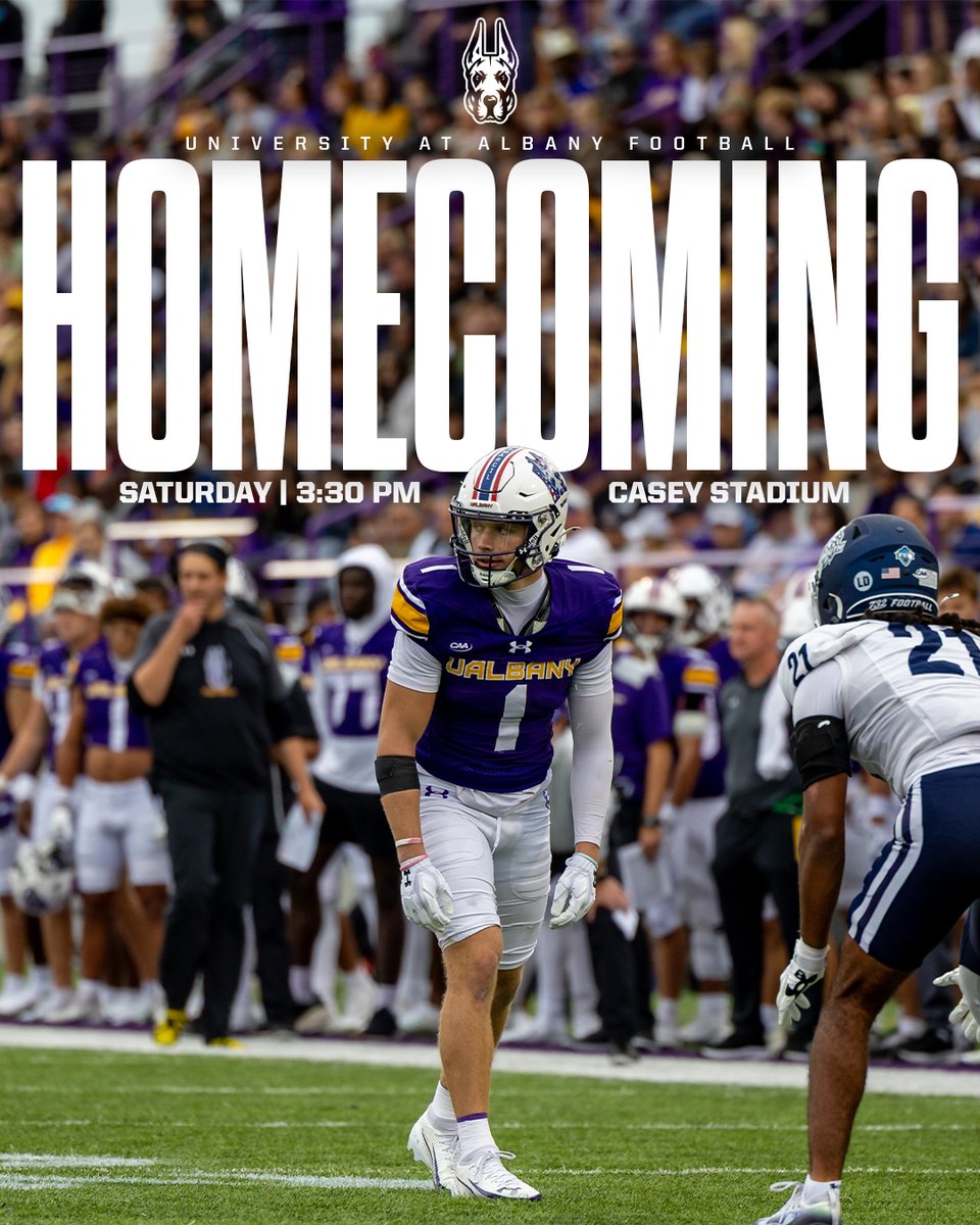UAlbanyFootball's tweet photo. Homecoming Week 🙌

#UAUKNOW https://t.co/qXuNz1ERp6