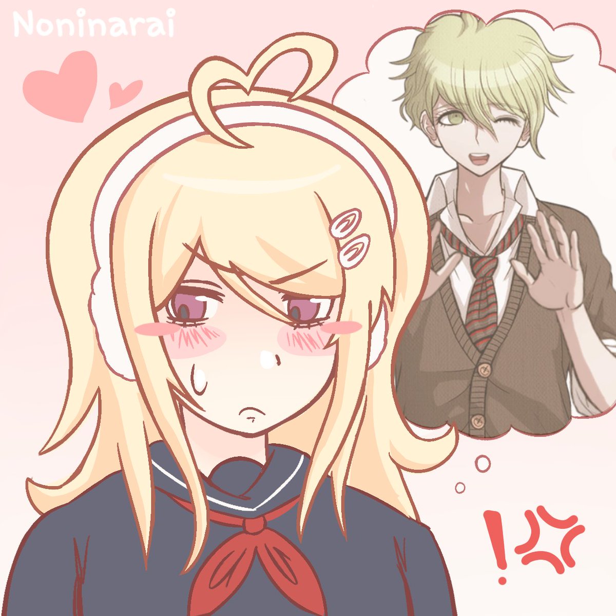Noninarai's tweet photo. Hi #amamatsu #danganronpa https://t.co/7dGAUvIHSH