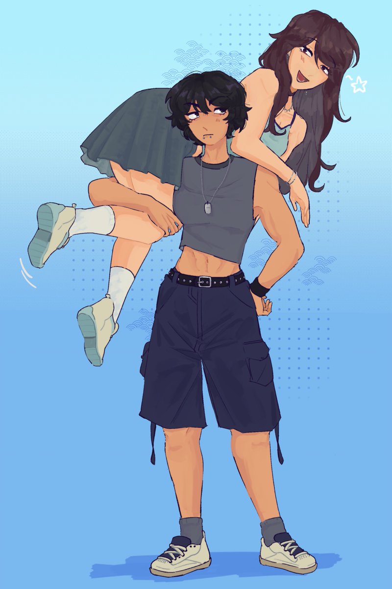 snowchesterloca's tweet photo. Lovely commission of fem #iwaoi I got some months ago from @iveoy__ ! I love them so much, my cute silly gfs!!! So perfect 🩵🏐 https://t.co/R24L687DXK