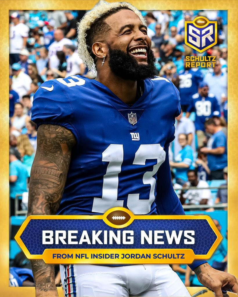 Schultz_Report's tweet photo. Sources: The #Giants are releasing WR Odell Beckham Jr.

OBJ has not been featured much despite earning a spot on the team, and the sides decided a mutual parting was best for everyone. This gives him an opportunity to catch on with a team in a better situation, where his talents can be better utilized.
