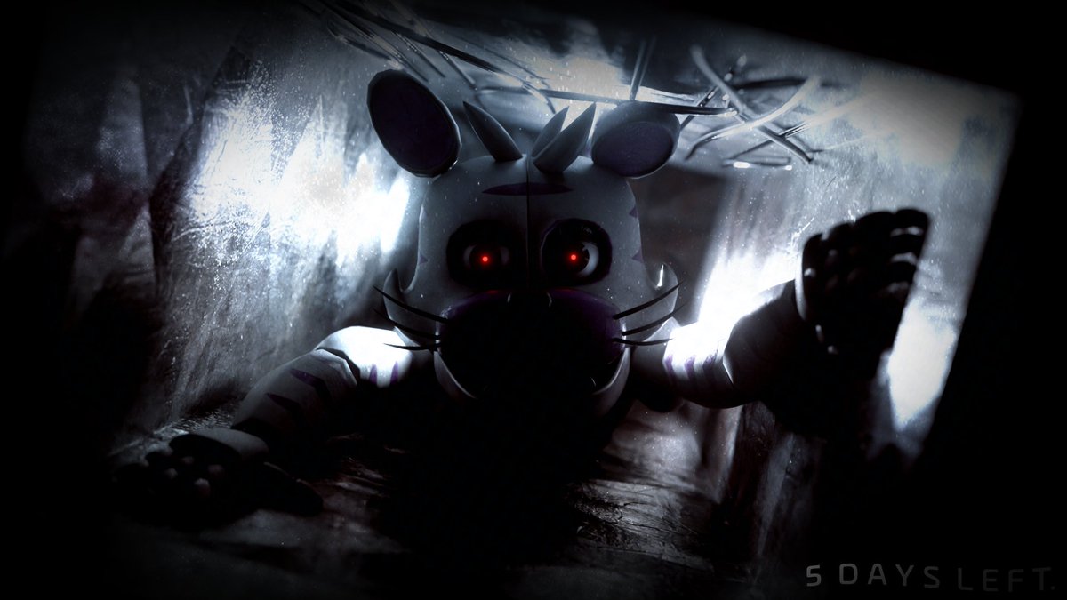 FoxxyGamesDev's tweet photo. Jolly Anniversary Edition comes out in 5 days!

So excited to see people's reactions to it when it comes out! 

#fnaf #fnaffangame #fangame #jolly #fivenightsatfreddys #art #artist #blender https://t.co/TycQNbtbN9
