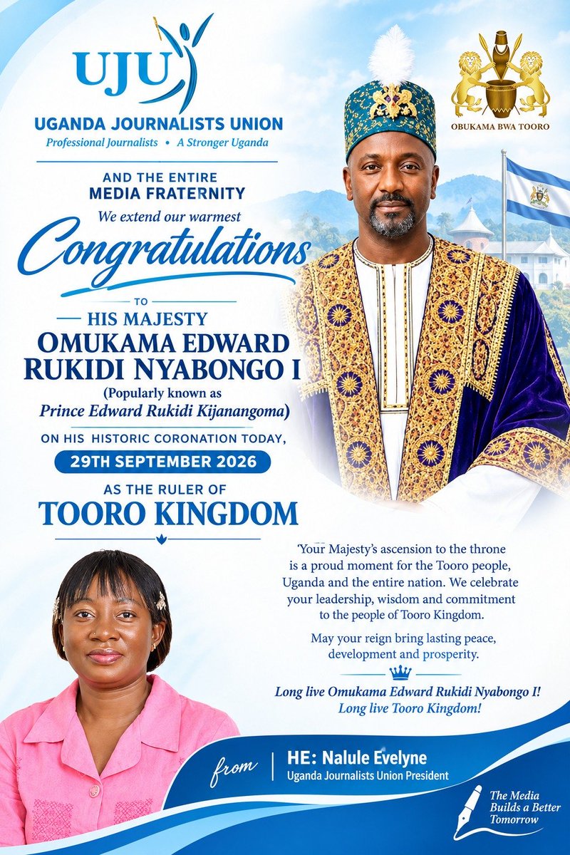 UJUOfficial2006's tweet photo. Congratulations @ObukamaBwaTooro @edwardkijan https://t.co/bJs2xJ0T2I