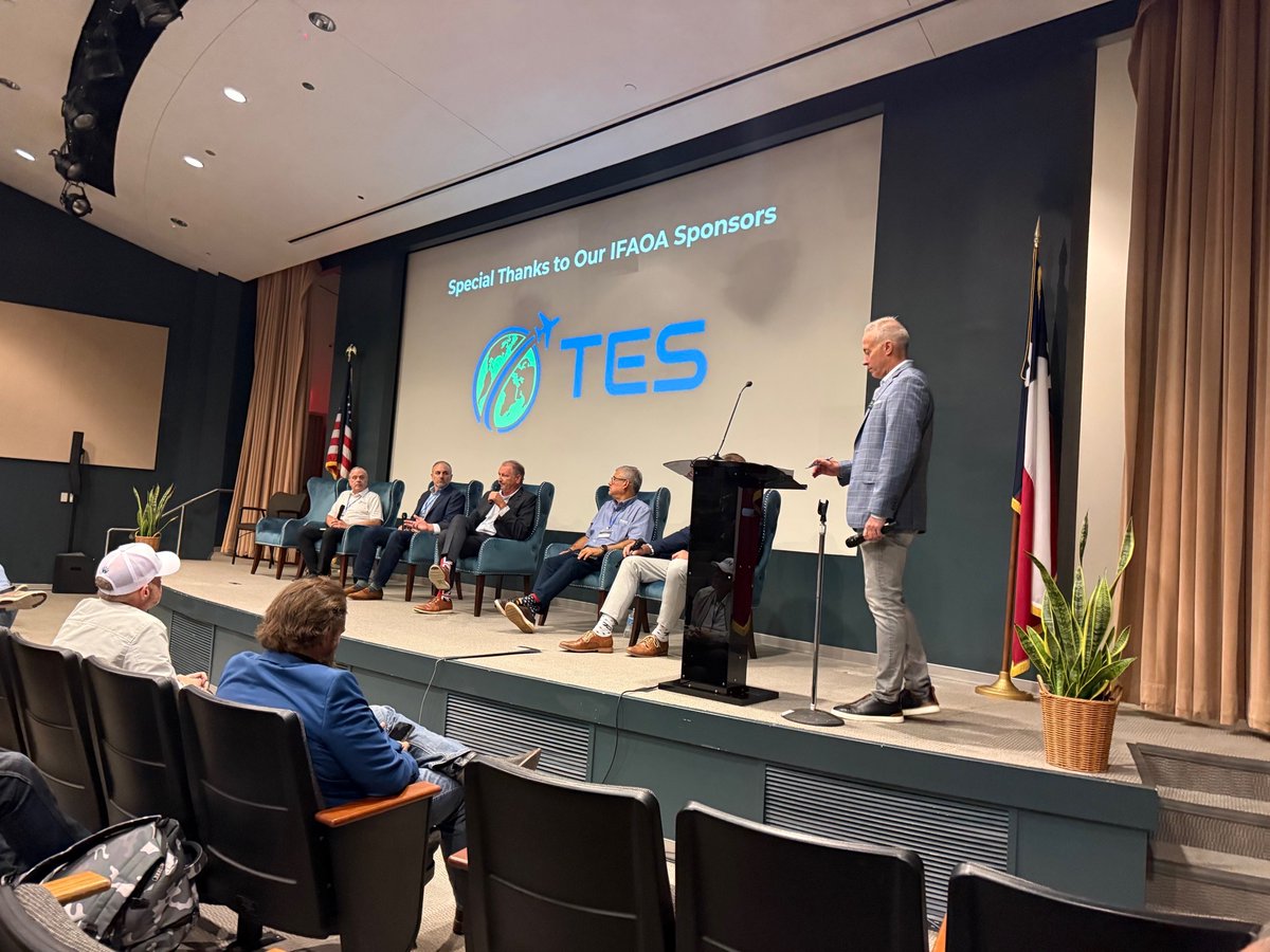 TESService's tweet photo. A great morning with the Falcon community at the
@IndFalconAir (IFAOA) Annual Members Event &amp; Conference in Dallas today! 

Check out more on our LinkedIn: https://t.co/35heq05018

 #businessaviation #bizjet #avgeek #aircraftmaintenance #FalconAircraft https://t.co/SUpZL4l02r