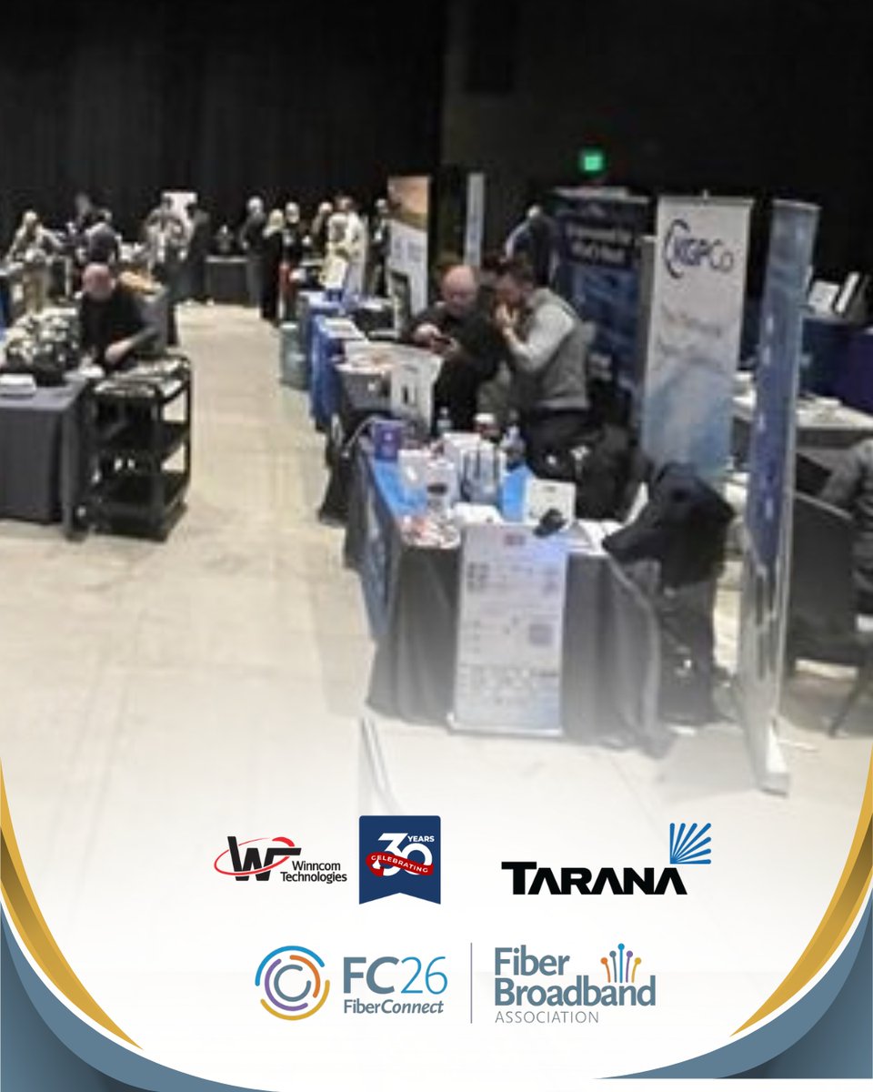 WinncomTech's tweet photo. Great connections at @fiberbroadband Boston! 🚀
#Winncom Technologies was pleased to join our partner @TaranaWireless, connecting with industry professionals and sharing solutions for evolving broadband needs.
Thanks to everyone who connected with us!

 #FiberConnect #Broadband https://t.co/YW0MH2u5KO
