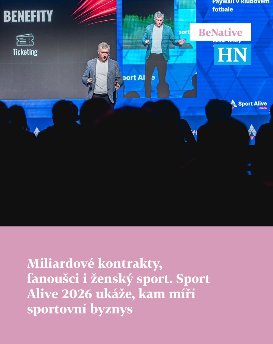 hospodarky's tweet photo. 🗣️ Jak efektivně zapojit umělou inteligenci do sportovního marketingu? Může ženská cyklistika generovat podobné částky a mediální zájem jako ta mužská? A jak si udržet loajalitu fanoušků, když klub zrovna nevyhrává trofeje? Odpovědi přinese konference Sport Alive, která se uskuteční ve čtvrtek 8. října v pražském O2 universu.

🔗 https://t.co/MkI1dahGJd

📸 Sport Alive - Beny-photo
🔗 https://t.co/gaculquhZd
