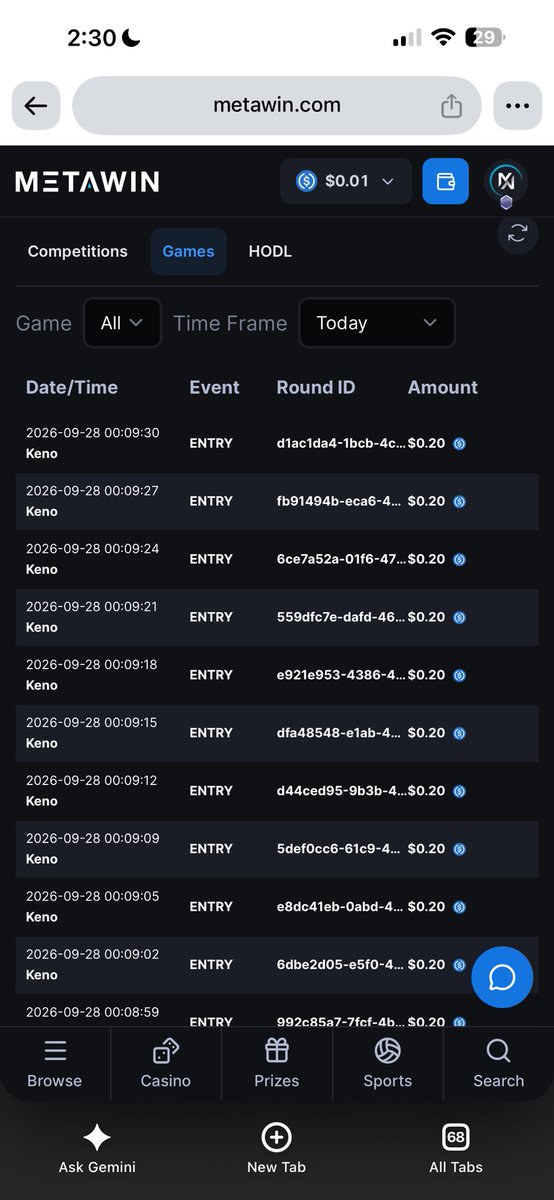 Its_Euryyy's tweet photo. @Farmercist @MetaWin My Metawin ID: eurya01

deposited and wagered 🔥🚀SIR @Farmercist 
Ive been grinding daily and wager on metawin hope win this tyyyyyyy

never had one of these metawin drops since it all started, manifesting this one for me  thank you   metawin 🚀🚀🥳🥳🥳 https://t.co/QGLkzWfkvb