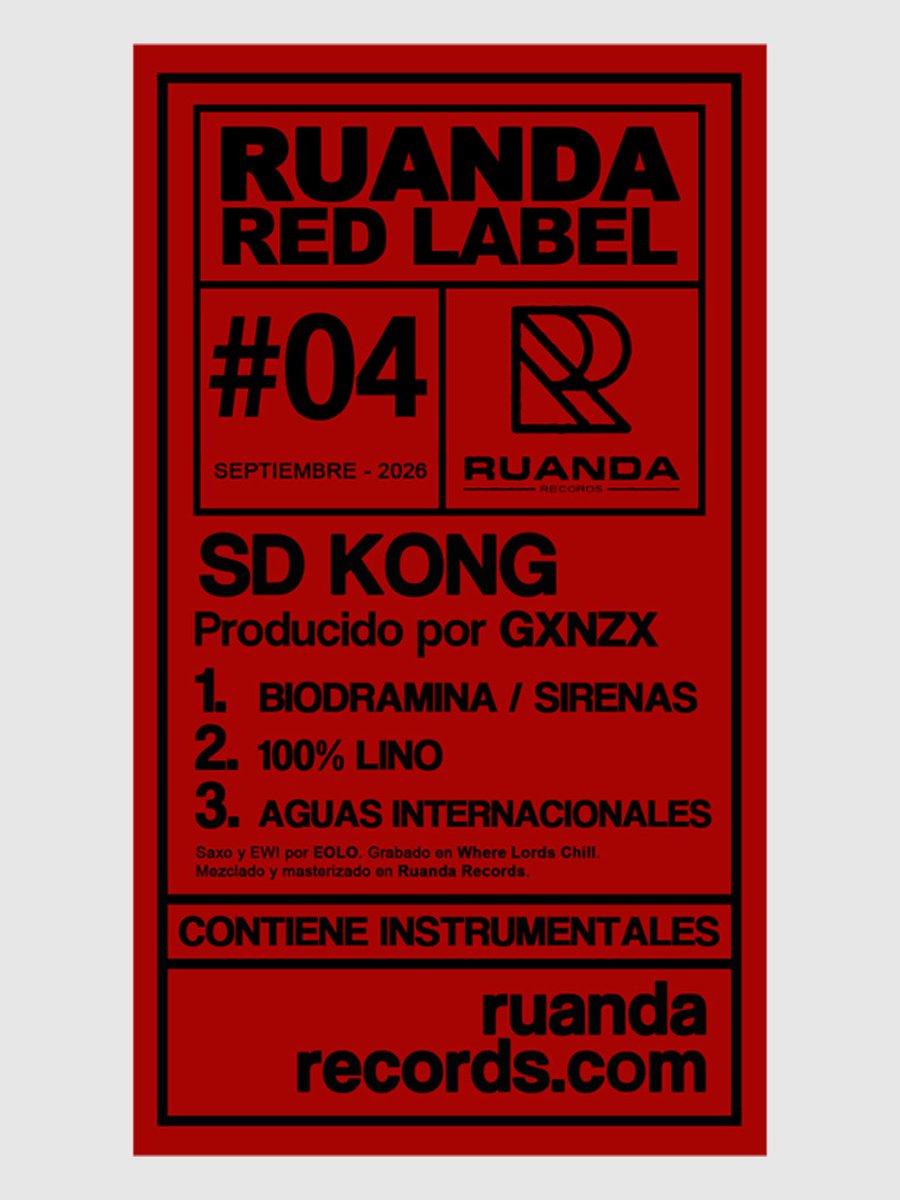 RuandaRecords's tweet photo. Ya en el canal el Ruanda Red Label #04 con SD Kong de protagonista y la música de GXNZX. Os recordamos que la preventa está abierta desde nuestra tienda y los pedidos saldrán a partir del próximo 9 de noviembre. ¡Haceos con vuestra copia para escuchar las a capela en exclusiva! https://t.co/1eJpdzaFbJ
