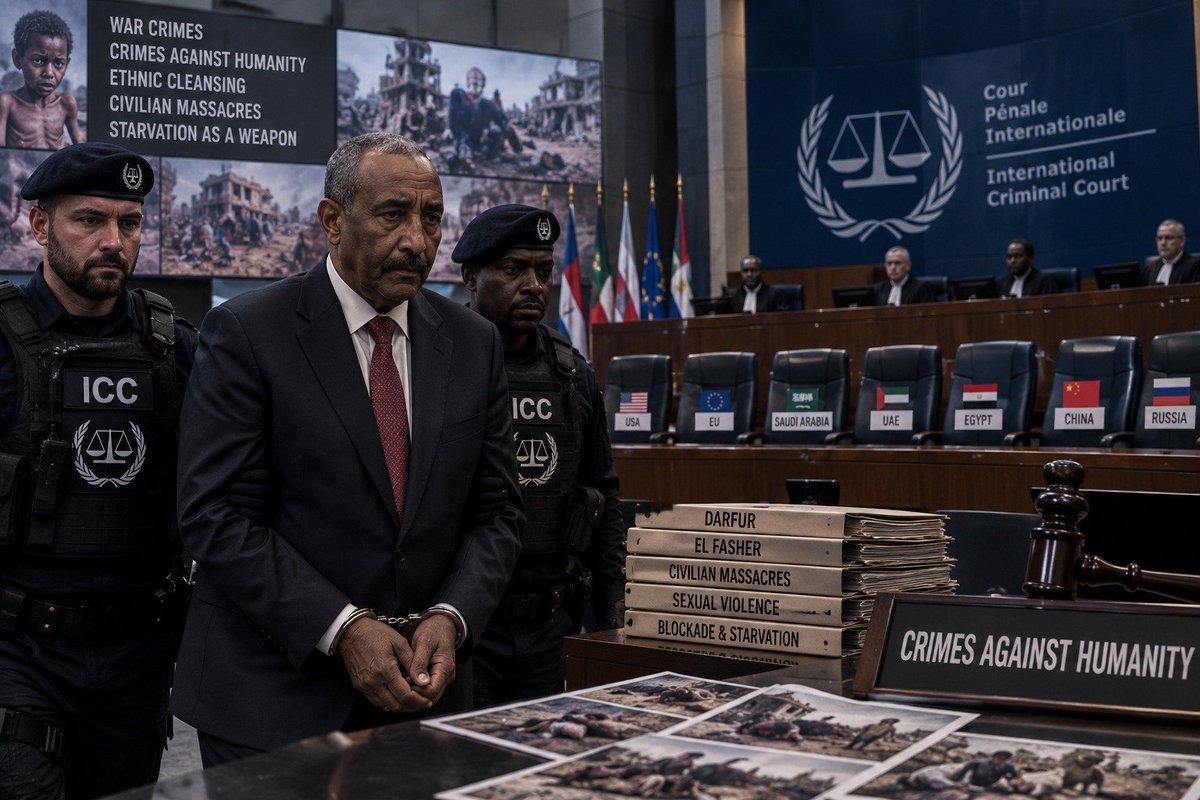 ARABanalysisX's tweet photo. The walls are closing in on Abdel Fattah al-Burhan. 

The U.S. has sanctioned him, and Washington has determined that members of the Sudanese Armed Forces committed war crimes.

Now he faces allegations of production and use of chemical weapons. Next stop the ICC. https://t.co/4mLU4iUPp4