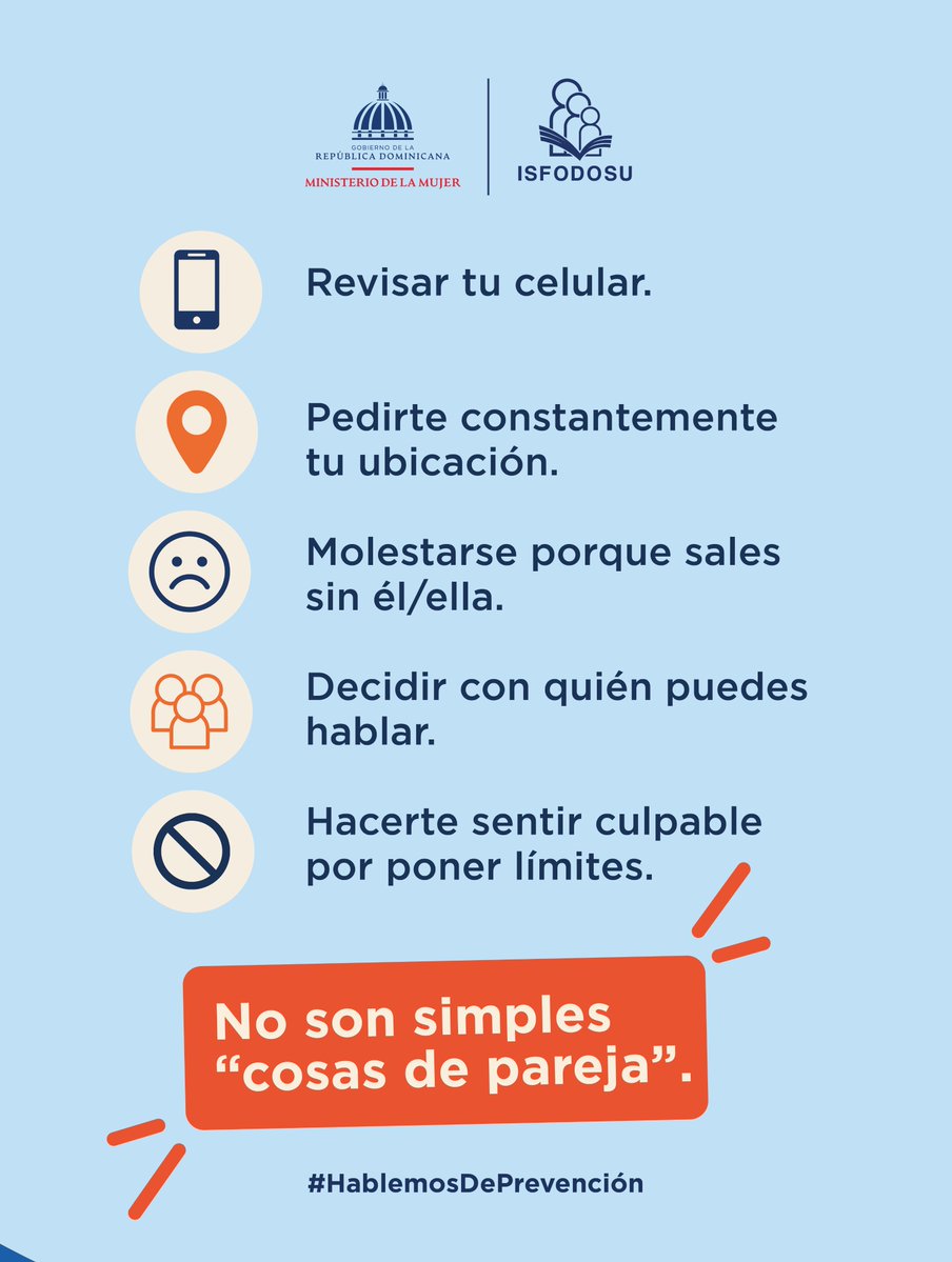 Isfodosurdo's tweet photo. Preguntar si llegaste bien puede ser cariño. Necesitar saber dónde estás todo el tiempo es diferente.
Cuando la preocupación se convierte en vigilancia, prestar atención importa.
Reconocer las señales también es prevención.
#HablemosDePrevención #MMujerRD https://t.co/pScUb3bPPu