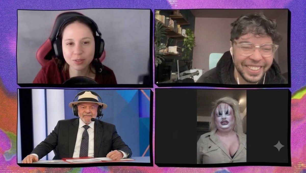 skevn's tweet photo. O Lula estará no Joguei no Grupo. 

O @ControleY vai contar a triste e inédita história do “quem quer beijar?”
A @anamaryb questionará sobre políticas públicas para pessoas com border
Já a @jennyprioli vai sugerir a criação do ministério do react https://t.co/8cNx6F2y30