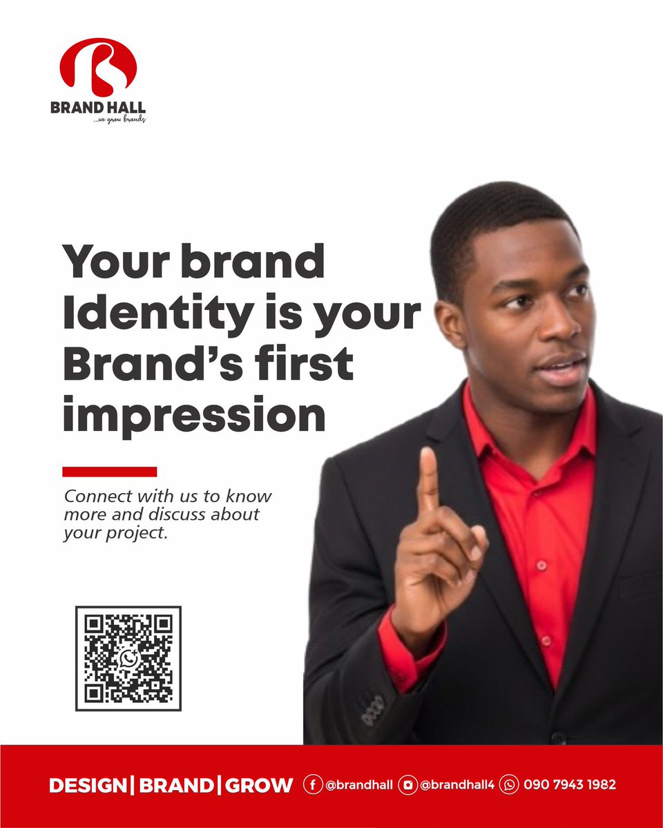 BrandHall4ad's tweet photo. A good brand identity gives a business a clear, recognizable, and professional image. It influences how customers perceive the business and helps create a strong connection with the target audience. https://t.co/u9lxXpwTGi
