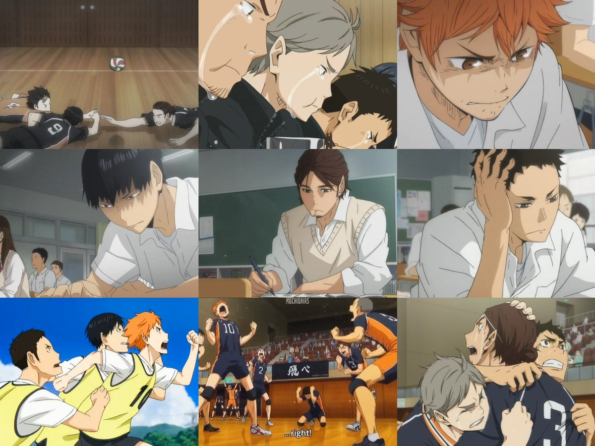 ch__cco's tweet photo. What I love the most about Haikyuu is they didn't win every time, but they had to lose to get better https://t.co/ofxqVn3Zuv